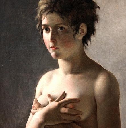 Pierre-Narcisse Guerin Jeune fille en buste